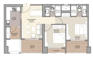 4 BHK Floor Plan